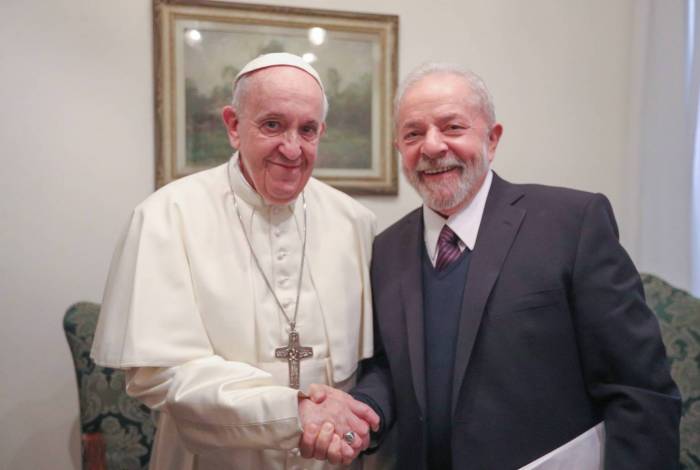 Papa Francisco recebe ex-presidente Lula no Vaticano