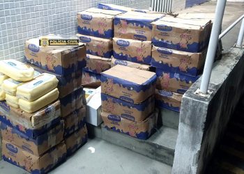 Polícia Civil recupera em VV parte de carga de queijo roubada em Minas Gerais