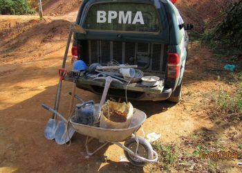 BPMA fiscaliza loteamentos irregulares em Domingos Martins