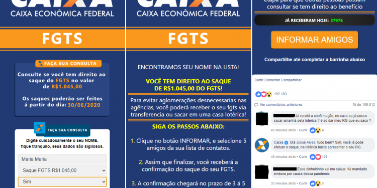 Mais de 900 pessoas no ES foram vítimas de golpe que promete saque do FGTS