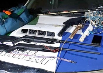 BPMA prende homens com armas de fogo e petrechos para atividade de caça em São Mateus