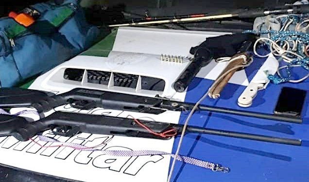 BPMA prende homens com armas de fogo e petrechos para atividade de caça em São Mateus 1 BPMA prende homens com armas de fogo e petrechos para atividade de caça em São Mateus