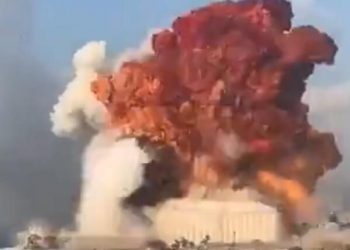 Veja a explosão em Beirute