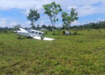 Aconteceu no Acre: avião parte ao meio após bater em vaca