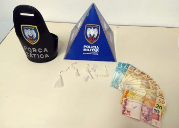 Operação da PM apreende entorpecentes e dinheiro em Baixo Guandu