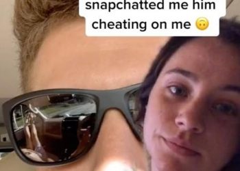 Mulher descobre traição pelo reflexo dos óculos do namorado em selfie