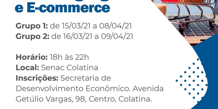 CURSO DE QUALIFICAÇÃO EM MARKETING DIGITAL E E-COMMERCE ESTÁ COM VAGAS ABERTAS EM COLATINA