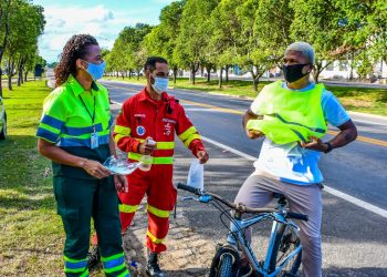 Prefeitura apoia ação educativa da Eco 101 para garantir mais segurança aos ciclistas no trânsito