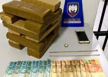 Polícia Militar apreende 10 quilos de drogas em Linhares
