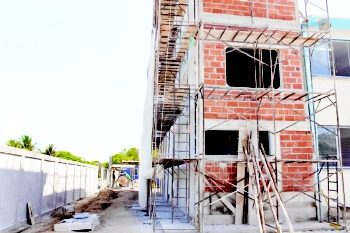 Obras de ampliação na Emef Manoel Martins em Pontal