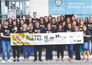 Ações de enfrentamento no Maio Laranja na Serra