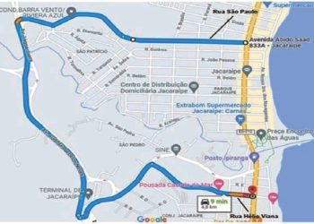 DER-ES interdita trecho da praça Encontro das Águas