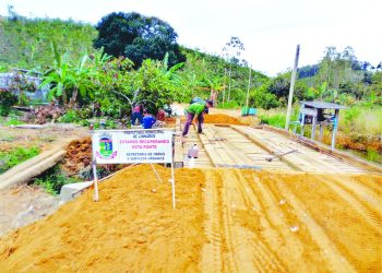 Obras de recuperação de pontes em Linhares
