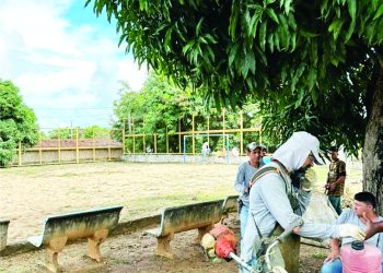 Baixo Guandu realiza limpeza e manutenção no município
