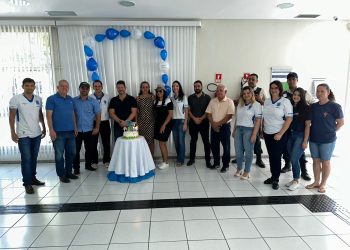 O programa de crédito Banestes comemorou hoje, na agência de Baixo Guandu.