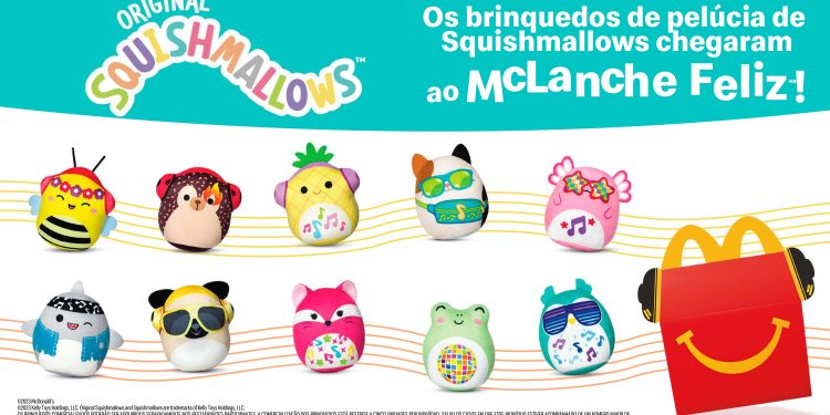 Fofura toma conta do McLanche Feliz com brinquedos de Squishmallows 1 Fofura toma conta do McLanche Feliz com brinquedos de Squishmallows