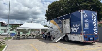 Unidade Móvel de Saúde das Mulheres do Sesc-ES inicia atendimentos em Linhares.